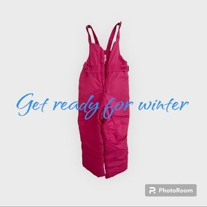 Girls’ - Cat & Jack Girls’ Snow Bib Overalls, Pink